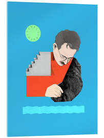 Acrylglas print Walter Benjamin