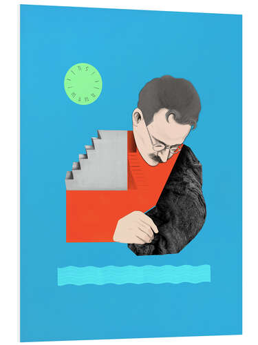 Foam board print Walter Benjamin