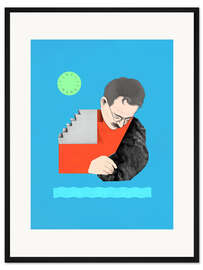 Gerahmter Kunstdruck Walter Benjamin