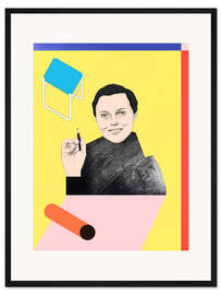 Gerahmter Kunstdruck Charlotte Perriand