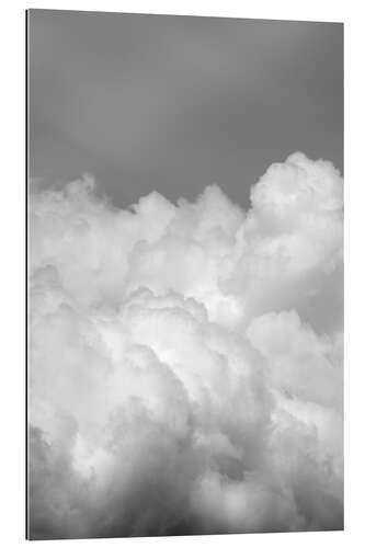 Gallery print Mountains of clouds on a grey sky