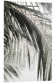 Tableau en PVC Under palm trees at the beach