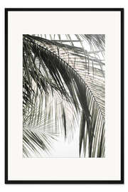 Gerahmter Kunstdruck Unter Palmen am Strand