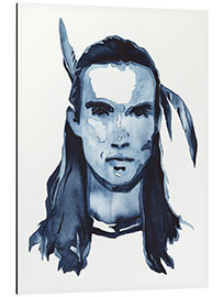 Cuadro de aluminio Native American Man Portrait