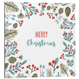 Magnettafel Merry Christmas