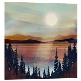 Akrylbilde  Summer Lake Sunset - SpaceFrog Designs
