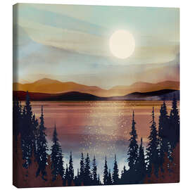 Canvas print  Summer Lake Sunset - SpaceFrog Designs
