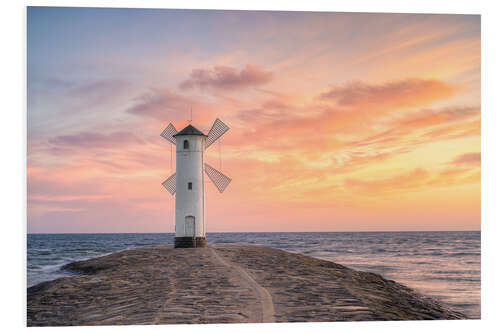 Tableau en PVC Mühlenbake in Swinoujscie on Usedom