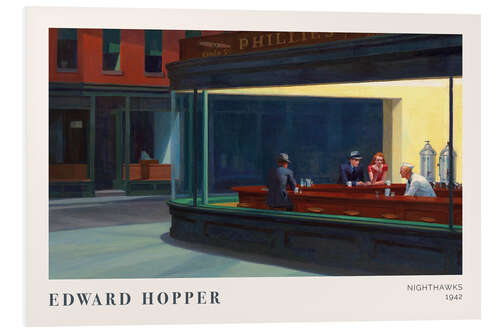 Foam board print Nighthawks, 1942