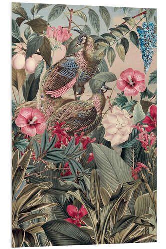 Quadro em PVC Peafowl Kingdom