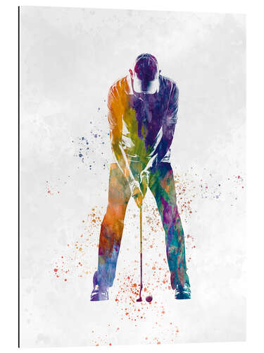 Tableau en plexi-alu Golf player IX