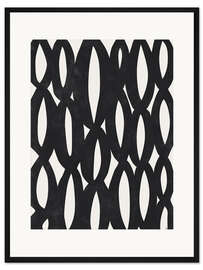 Gerahmter Kunstdruck Mesh