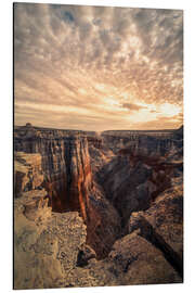 Alumiinitaulu Coal Mine Canyon at sunrise