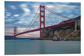 Foam board print Long exposure of the Golden Gate Bridge