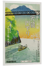 Foam board print Tenryu River Boat Tour - Trip to Japan