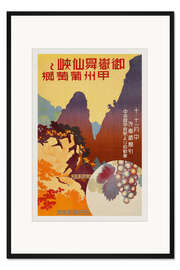 Gerahmter Kunstdruck Ontake Shosenkyo Valley - Reise nach Japan