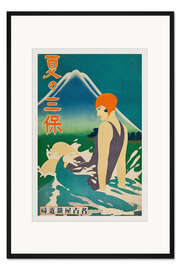 Gerahmter Kunstdruck Sommer in Miho Peninsula - Reise nach Japan