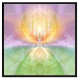 Gerahmter Kunstdruck Ich bin empfänglich