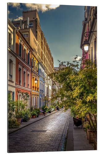 Tableau en plexi-alu Rue Crémieux du matin