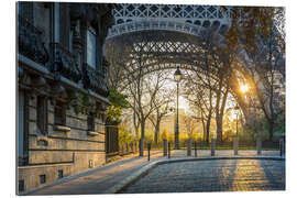 Quadro em plexi-alumínio A morning in Paris