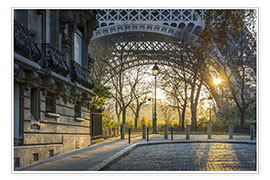 Poster Ein Morgen in Paris