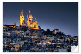 Naklejka na ścianę Sacré-Coeur, Montmartre