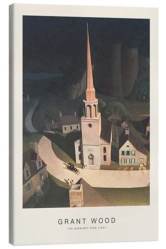 Canvas-taulu The Midnight Ride, 1931