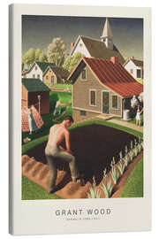 Leinwandbild Spring in Town, 1941 - Grant Wood