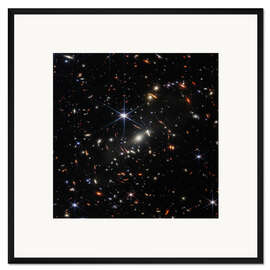 Gerahmter Kunstdruck James Webb - First deep field image