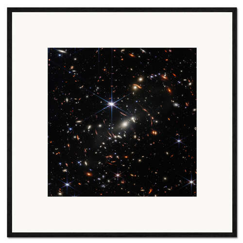 Ingelijste kunstdruk James Webb - First deep field image