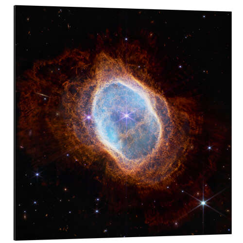 Aluminium print James Webb - Southern Ring Nebula