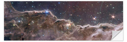 Sticker mural James Webb - Open star cluster in Carina Nebula