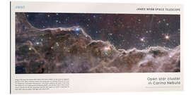 Gallery Print JWST - Open star cluster in Carina Nebula