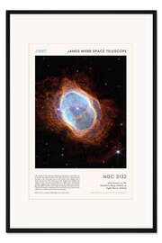 Gerahmter Kunstdruck JWST - Southern Ring Nebula