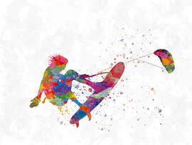 Magnettafel Surfer II