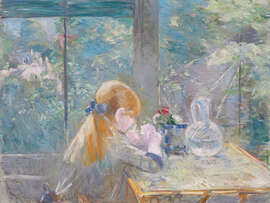 Magnettafel Auf der Veranda