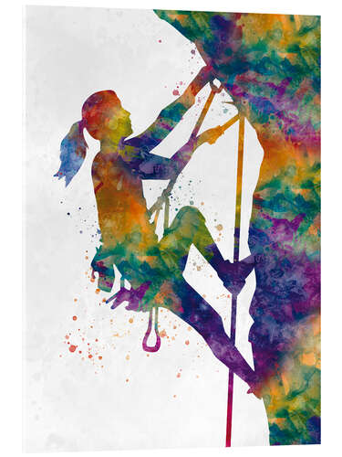 Tableau en verre acrylique Climbing I