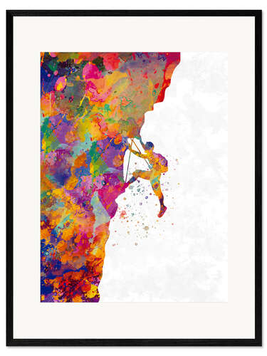 Framed art print Climbing II