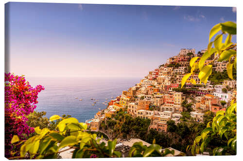 Leinwandbild Das schöne Positano, Italien