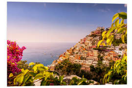 Foam board print Beautiful Positano, Italy