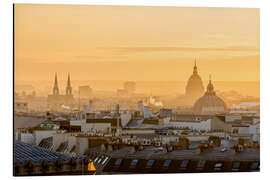 Magnettafel Früh am Morgen in Paris