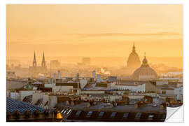 Naklejka na ścianę Early Morning in Paris