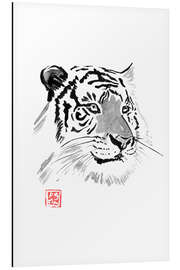 Magnettafel Weißer Tiger