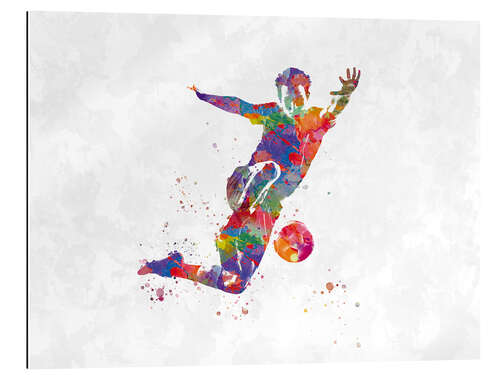 Tableau en plexi-alu Soccer player XXIV