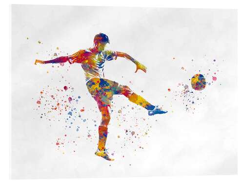 Cuadro de metacrilato Soccer player XXV