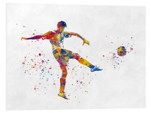 Foam board print Soccer player XXV