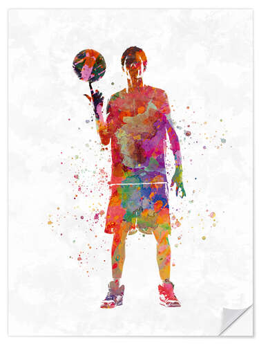 Wandsticker Basketballspieler XII