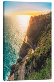 Lerretsbilde Coast of Capo Noli, Liguria