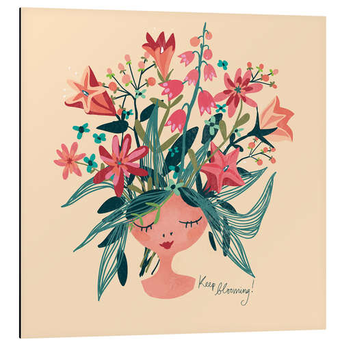 Print på aluminium Keep Blooming