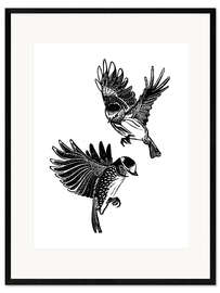 Plakat artystyczny premium w ramie Free as a Bird